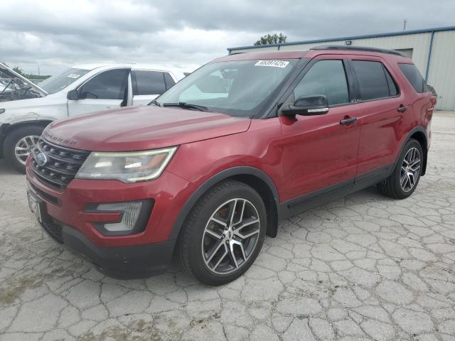 Parquets FORD EXPLORER 2017 Czerwony