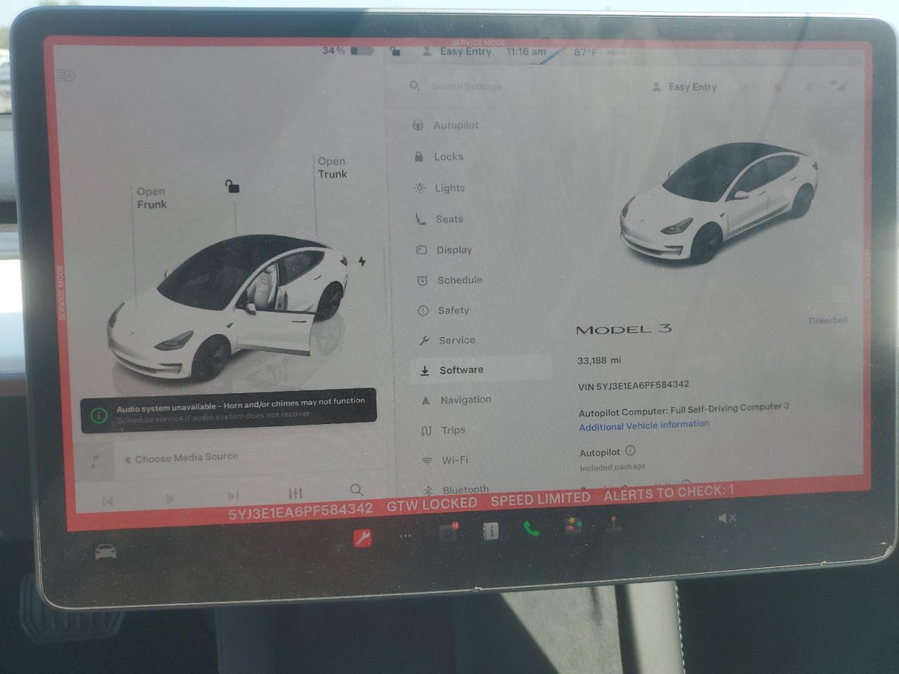 2023 Tesla Model 3 VIN: 5YJ3E1EA6PF584342 Lot: 64491145