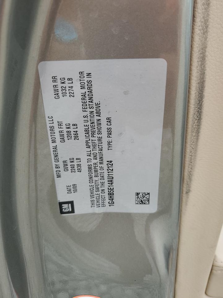 2010 Buick Lucerne Cx VIN: 1G4HB5E14AU112124 Lot: 64198295