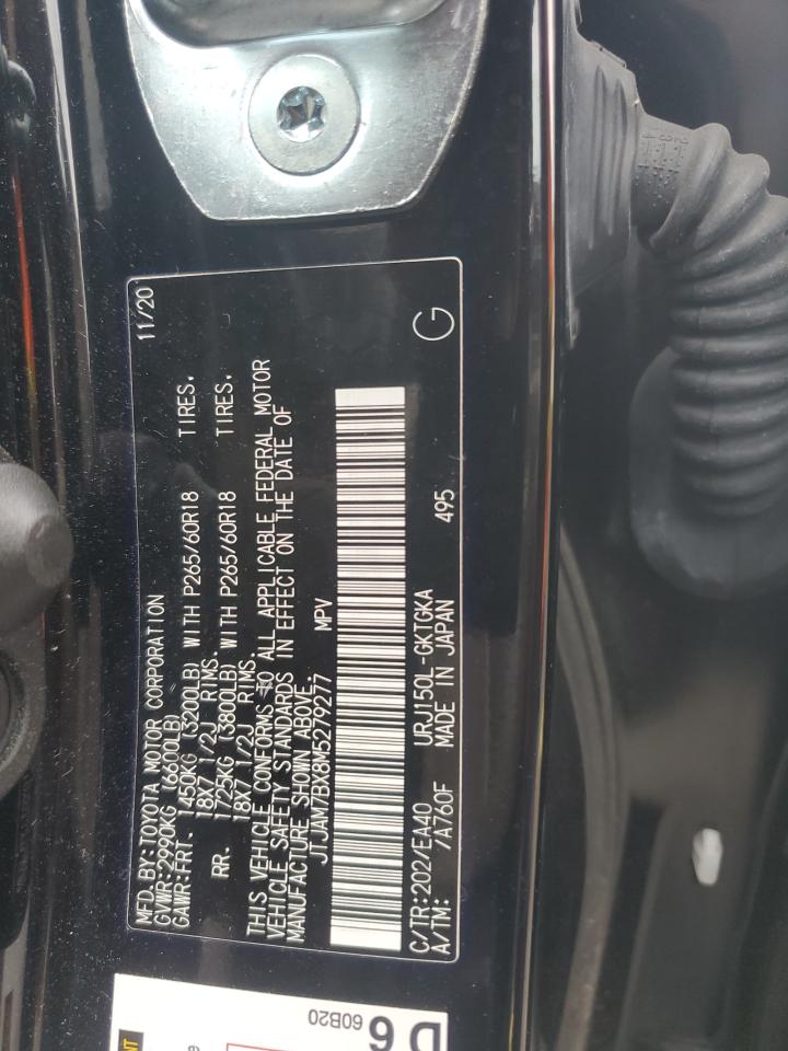 2021 Lexus Gx 460 Premium VIN: JTJAM7BX8M5279277 Lot: 63060365