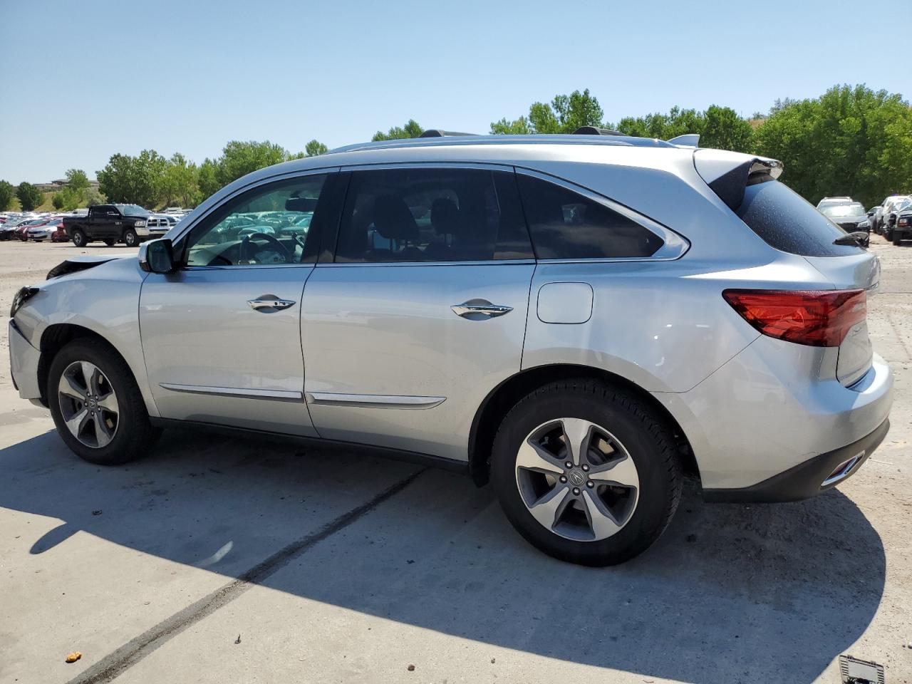 2014 Acura Mdx silver null gas 5FRYD4H2XEB013074 photo #3