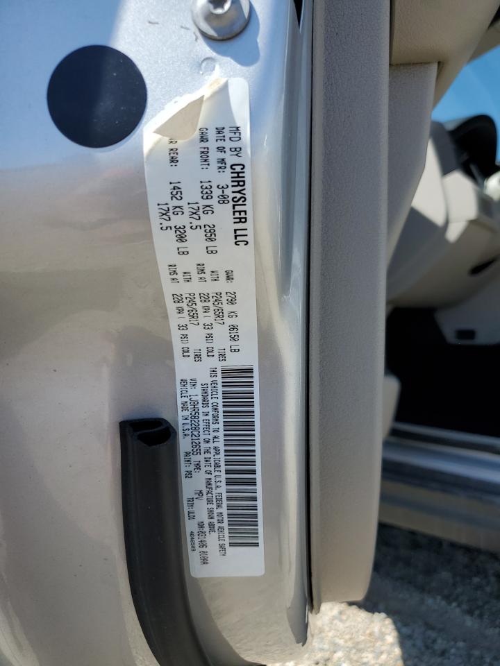 2008 Jeep Grand Cherokee Limited VIN: 1J8HR58228C212655 Lot: 64134825