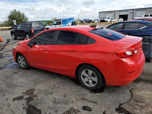  CHEVROLET CRUZE 2016 Czerwony