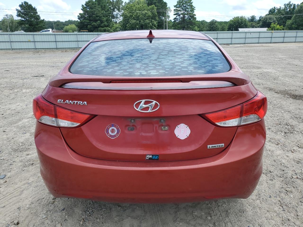 2013 Hyundai Elantra Gls VIN: KMHDH4AE2DU864991 Lot: 64762065