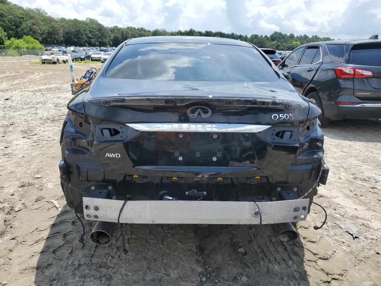 2019 Infiniti Q50 Red Sport 400 VIN: JN1FV7AR8KM800027 Lot: 62054785
