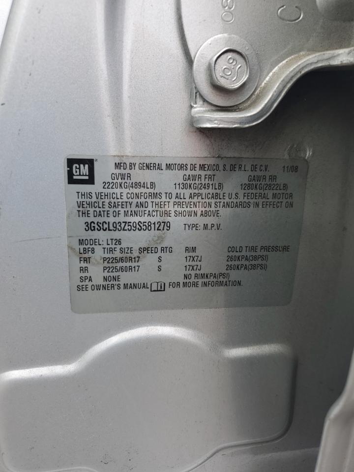 3gscl93z59s581279 3GSCL93Z59S581279 2009 Saturn Vue Hybrid