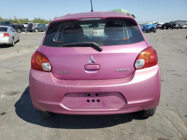 Hatchbacks MITSUBISHI MIRAGE 2015 Różowy