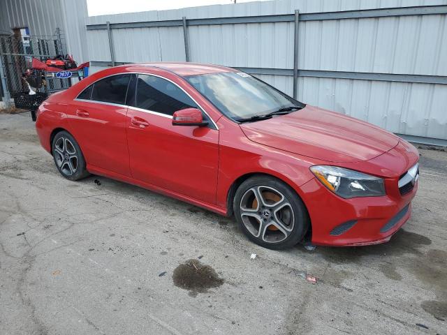  MERCEDES-BENZ CLA-CLASS 2018 Czerwony