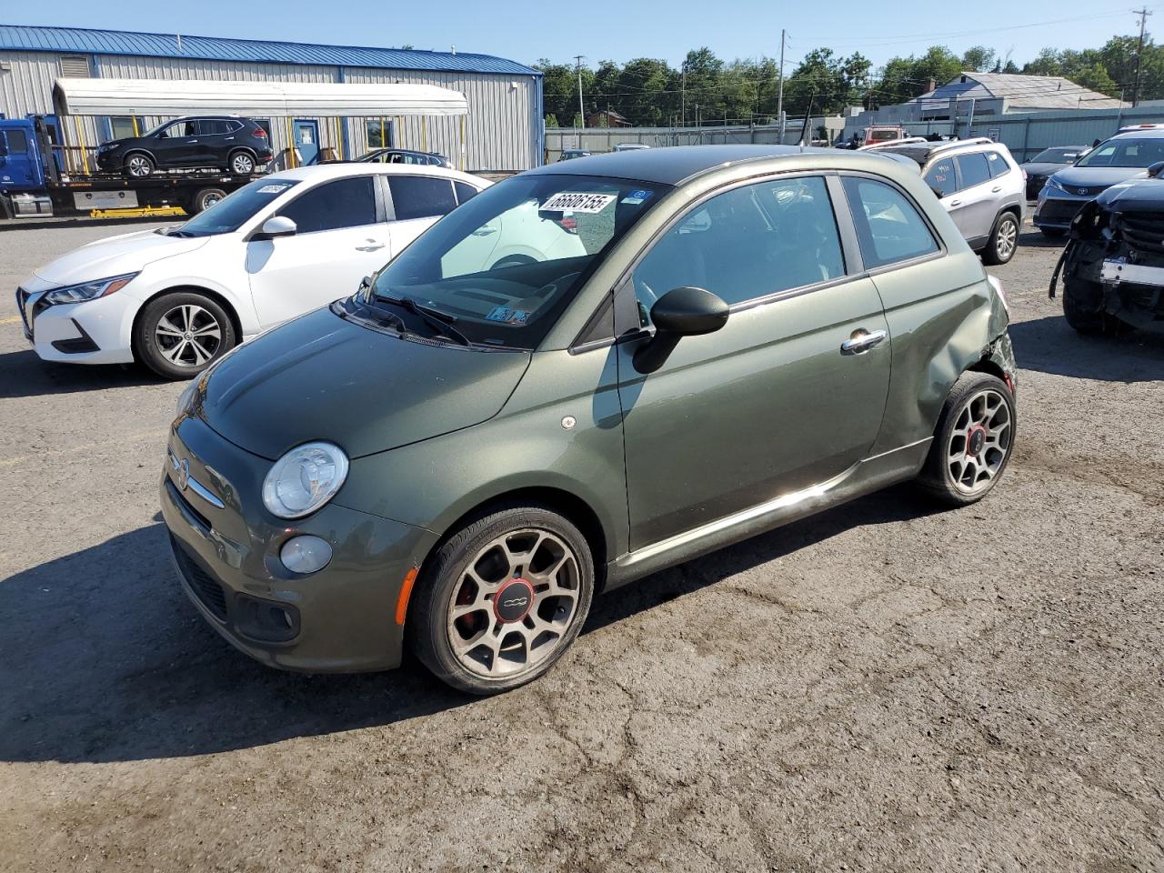 2012 Fiat 500 Sport VIN: 3C3CFFBR8CT200842 Lot: 66606155