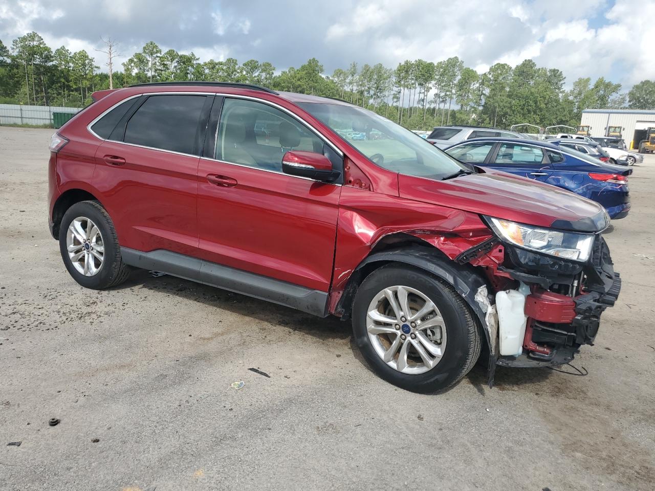 2015 Ford Edge Sel VIN: 2FMTK4J84FBC22000 Lot: 63862405