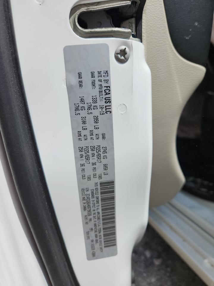2019 Dodge Grand Caravan Se VIN: 2C4RDGBG4KR790328 Lot: 64807425