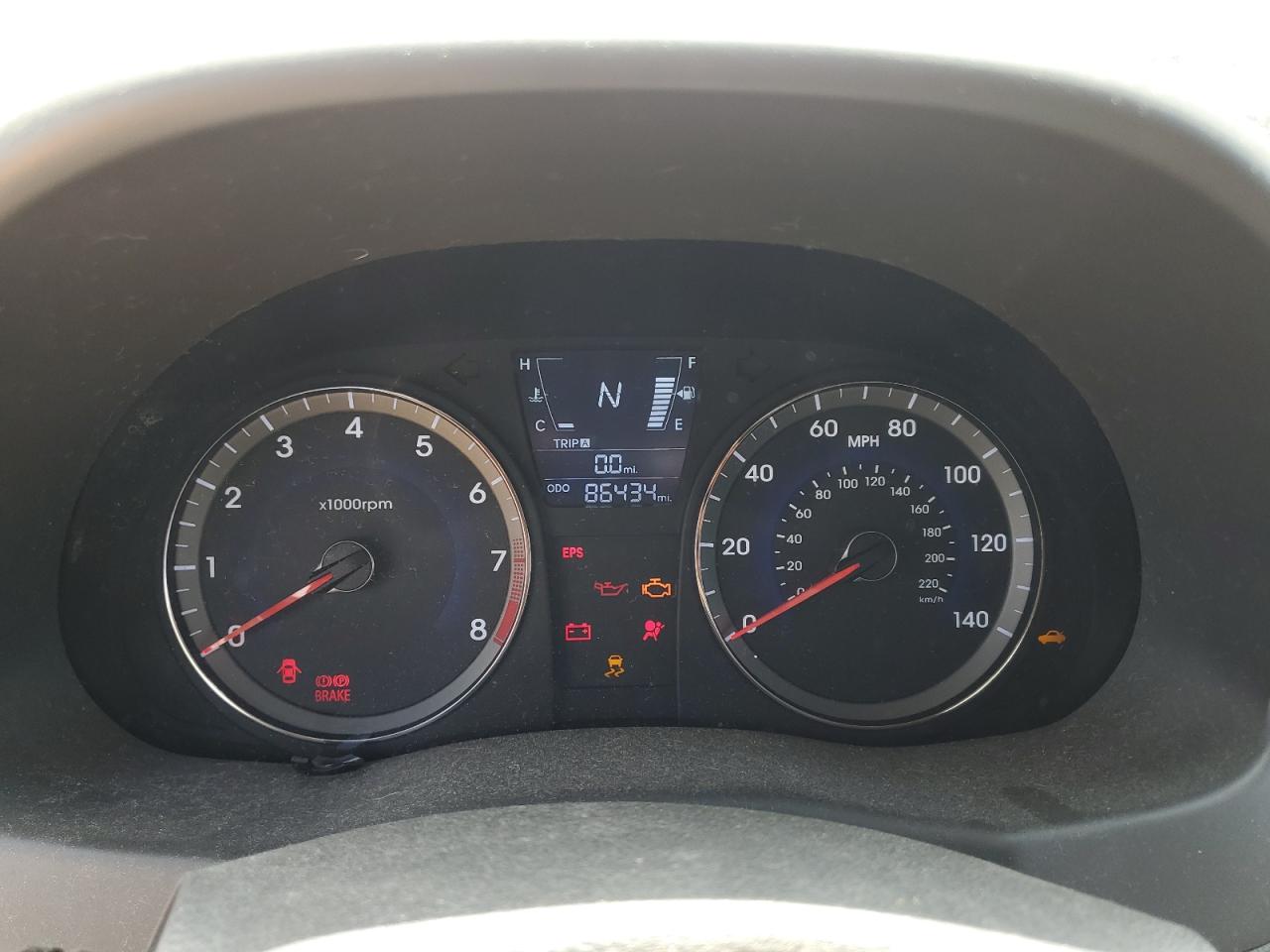 2012 Hyundai Accent Gls VIN: KMHCU4AE8CU133939 Lot: 65220365