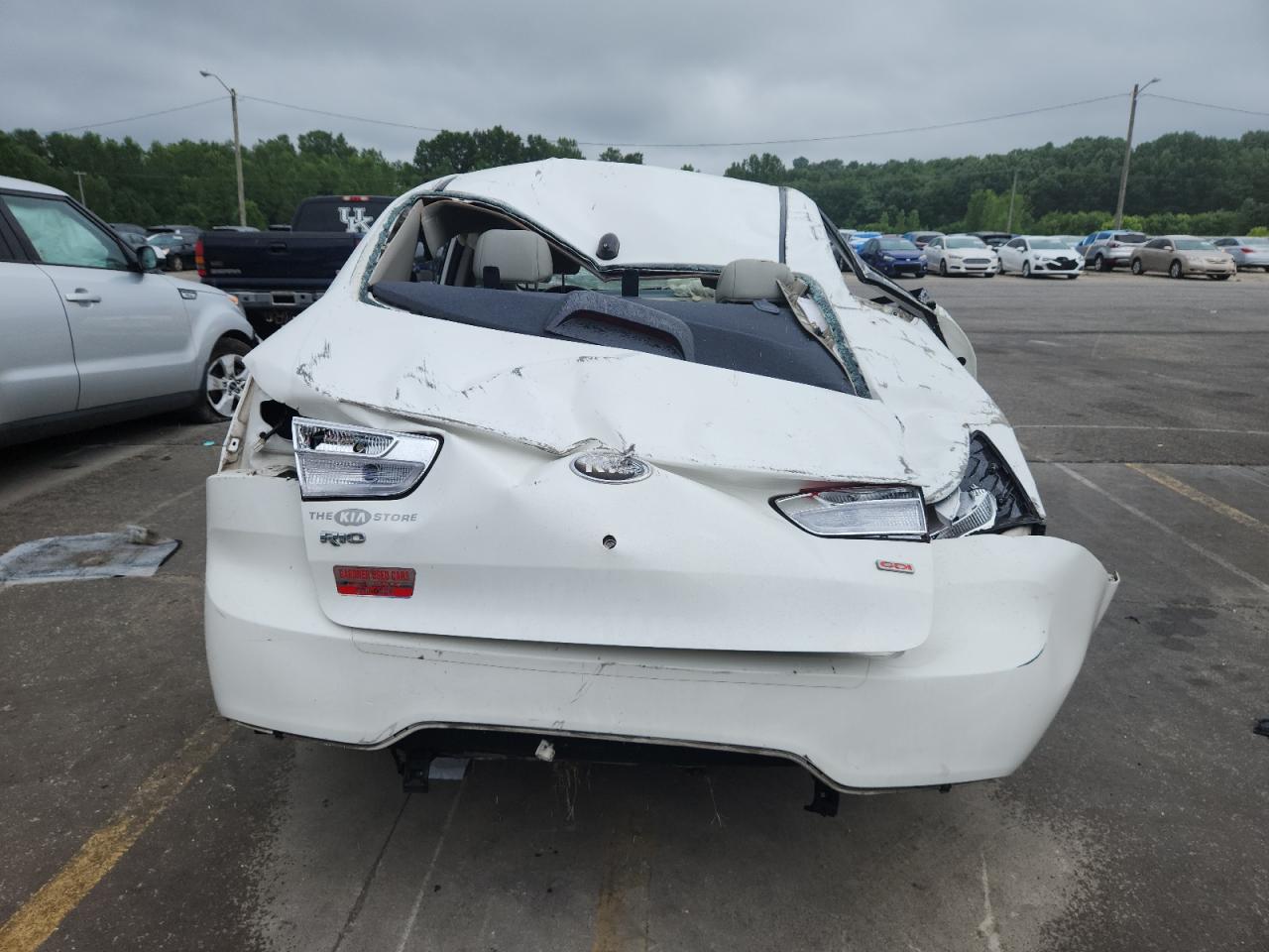 2013 Kia Rio Lx VIN: KNADM4A37D6243875 Lot: 63284395