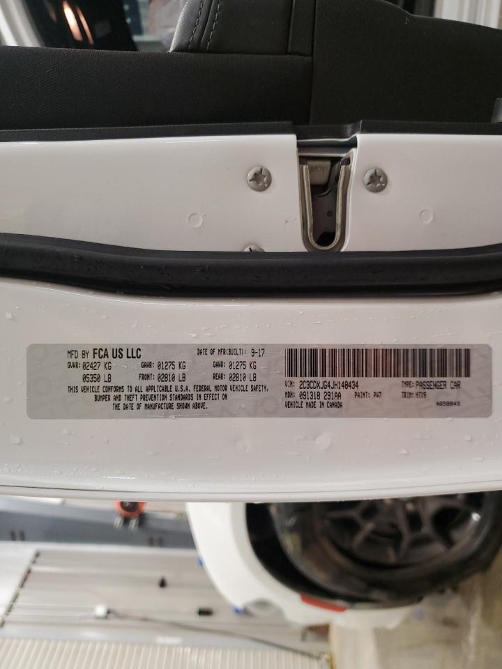 2018 Dodge Charger Gt VIN: 2C3CDXJG4JH148434 Lot: 66931875