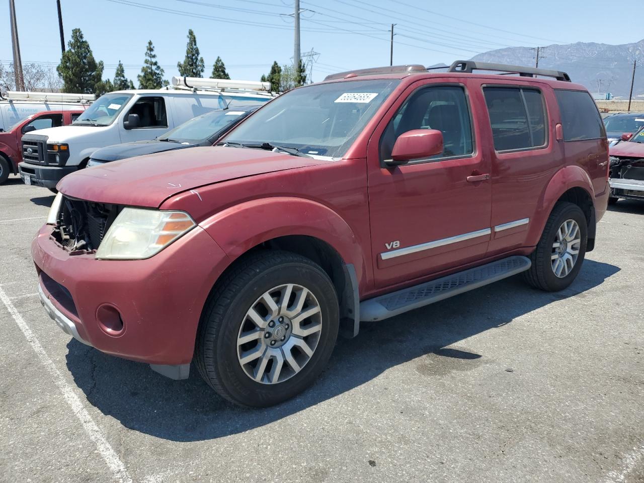 2008 Nissan Pathfinder Le VIN: 5N1BR18B58C604594 Lot: 65064685