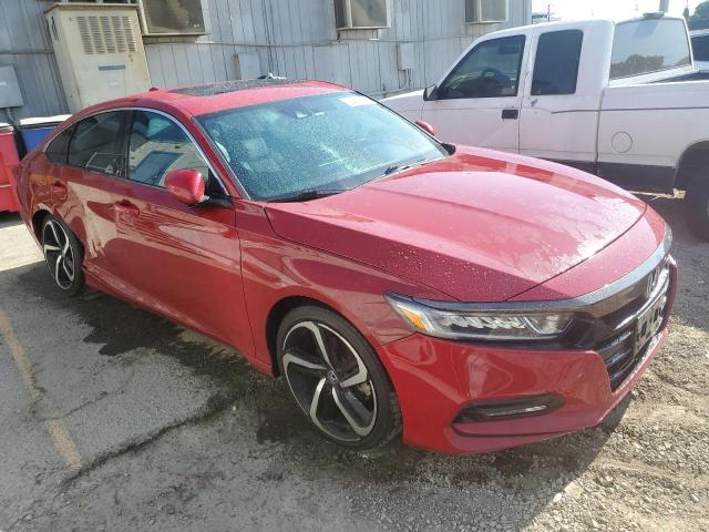  HONDA ACCORD 2018 Red