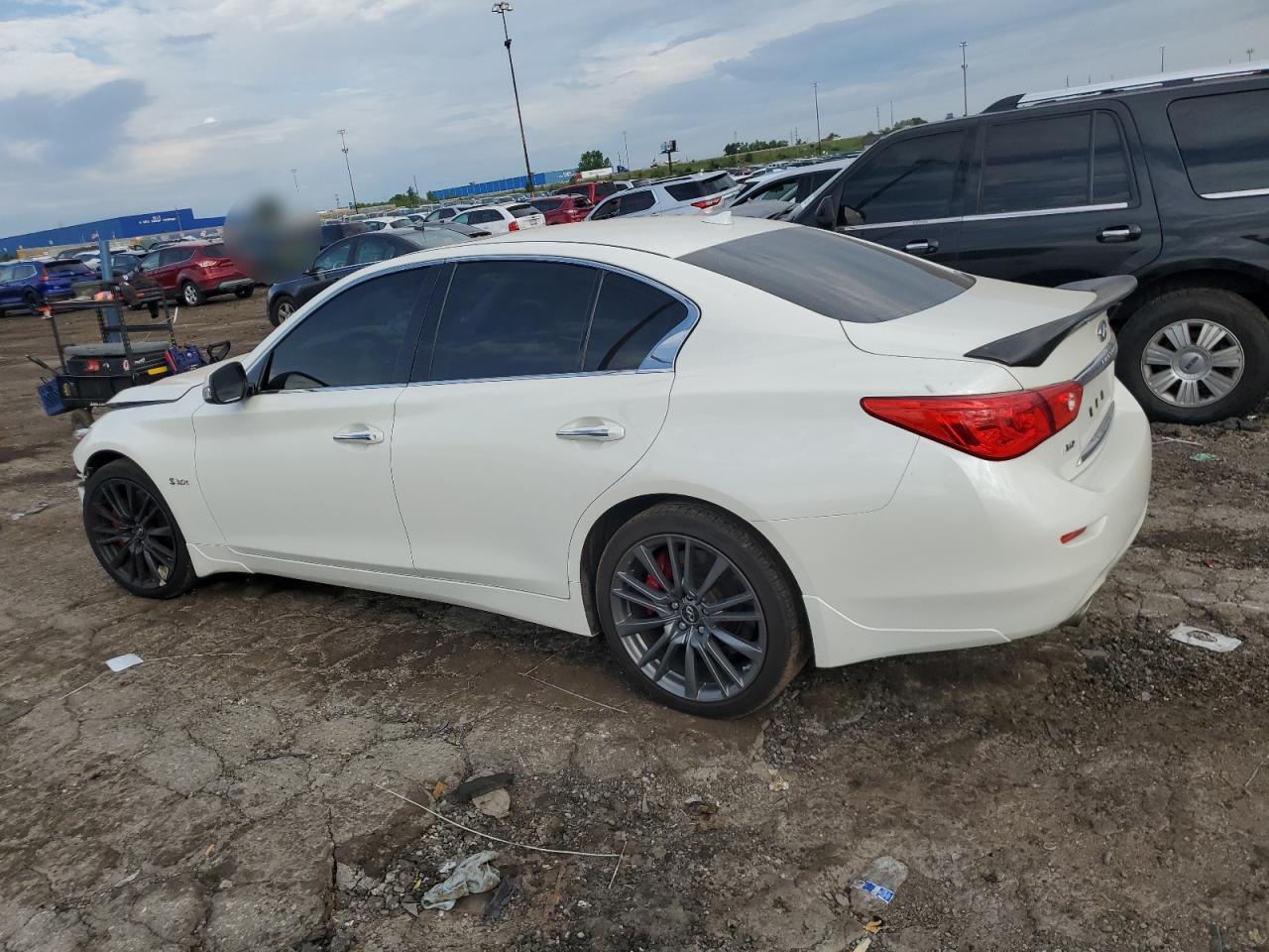 2017 Infiniti Q50 Red Sport 400 VIN: JN1FV7ARXHM871576 Lot: 66268005