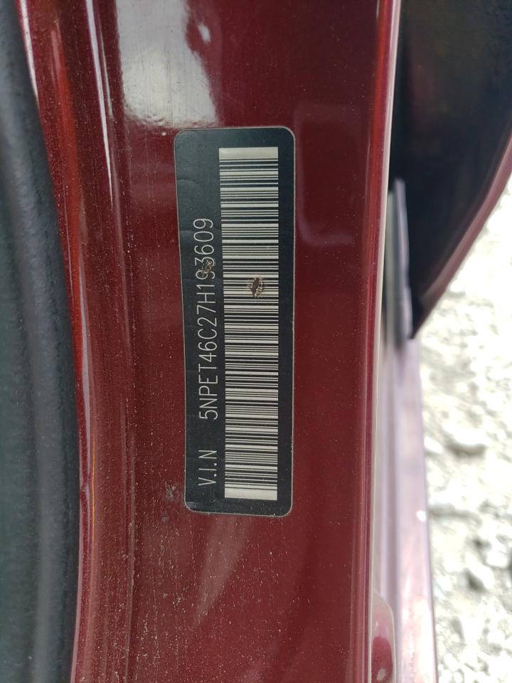 2007 Hyundai Sonata Gls VIN: 5NPET46C27H193609 Lot: 65203925