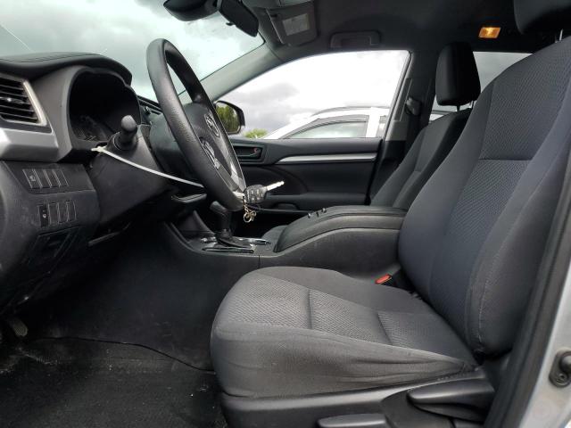  TOYOTA HIGHLANDER 2019 Srebrny