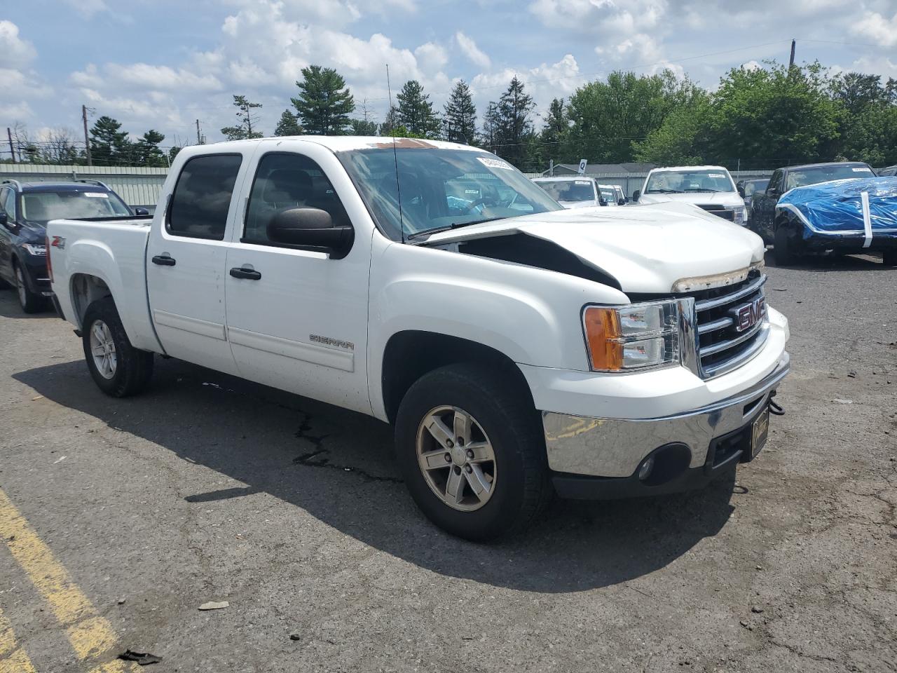 2013 GMC Sierra K1500 Sle VIN: 3GTP2VE72DG250210 Lot: 64840355
