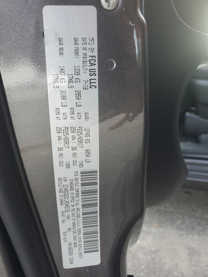 2018 Dodge Grand Caravan Gt VIN: 2C4RDGEG1JR345152 Lot: 64798515