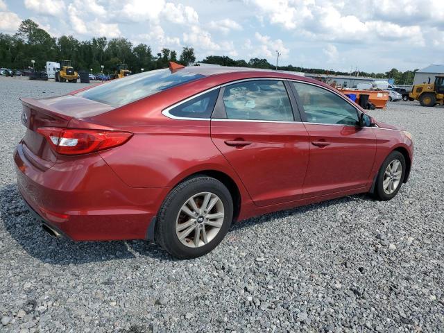  HYUNDAI SONATA 2015 Czerwony
