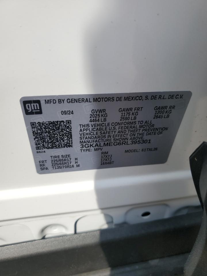 2024 GMC Terrain Sle VIN: 3GKALMEG6RL395301 Lot: 66181935