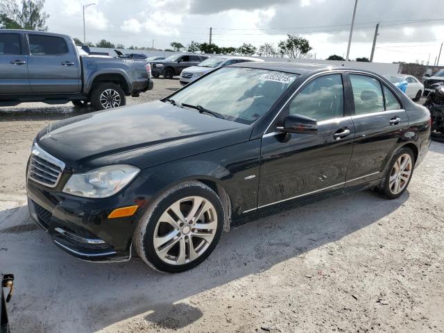  MERCEDES-BENZ C-CLASS 2012 Czarny