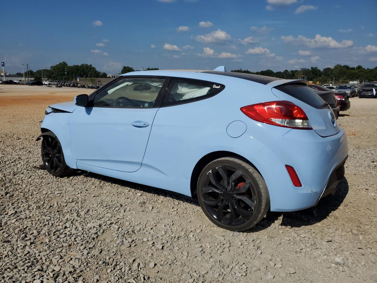 2013 Hyundai Veloster blue null gas KMHTC6AD7DU102253 photo #3