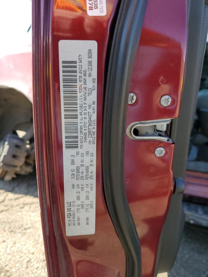 2017 Ram 1500 St VIN: 1C6RR7FT8HS644277 Lot: 63636585