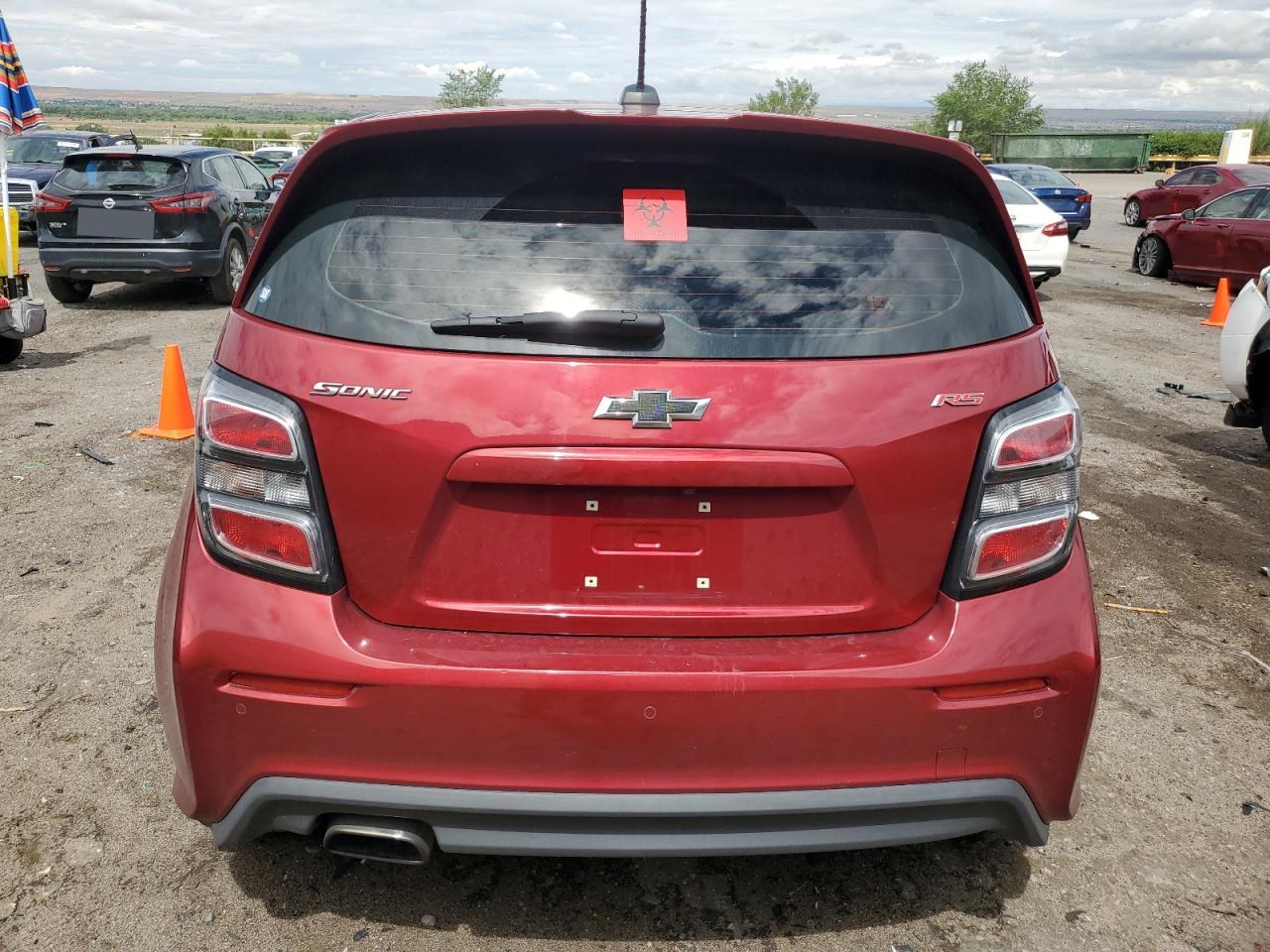 2020 Chevrolet Sonic Lt VIN: 1G1JD6SB1L4100575 Lot: 63663805