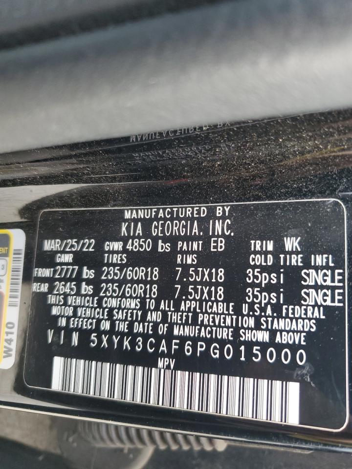 2023 Kia Sportage Ex VIN: 5XYK3CAF6PG015000 Lot: 64451565