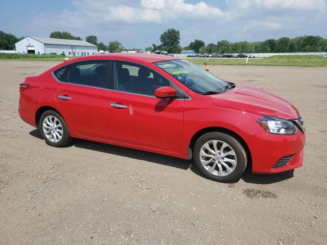  NISSAN SENTRA 2018 Красный