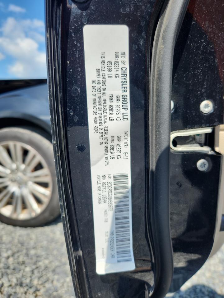2011 Chrysler 300 Limited VIN: 2C3CA5CG1BH593872 Lot: 64615715
