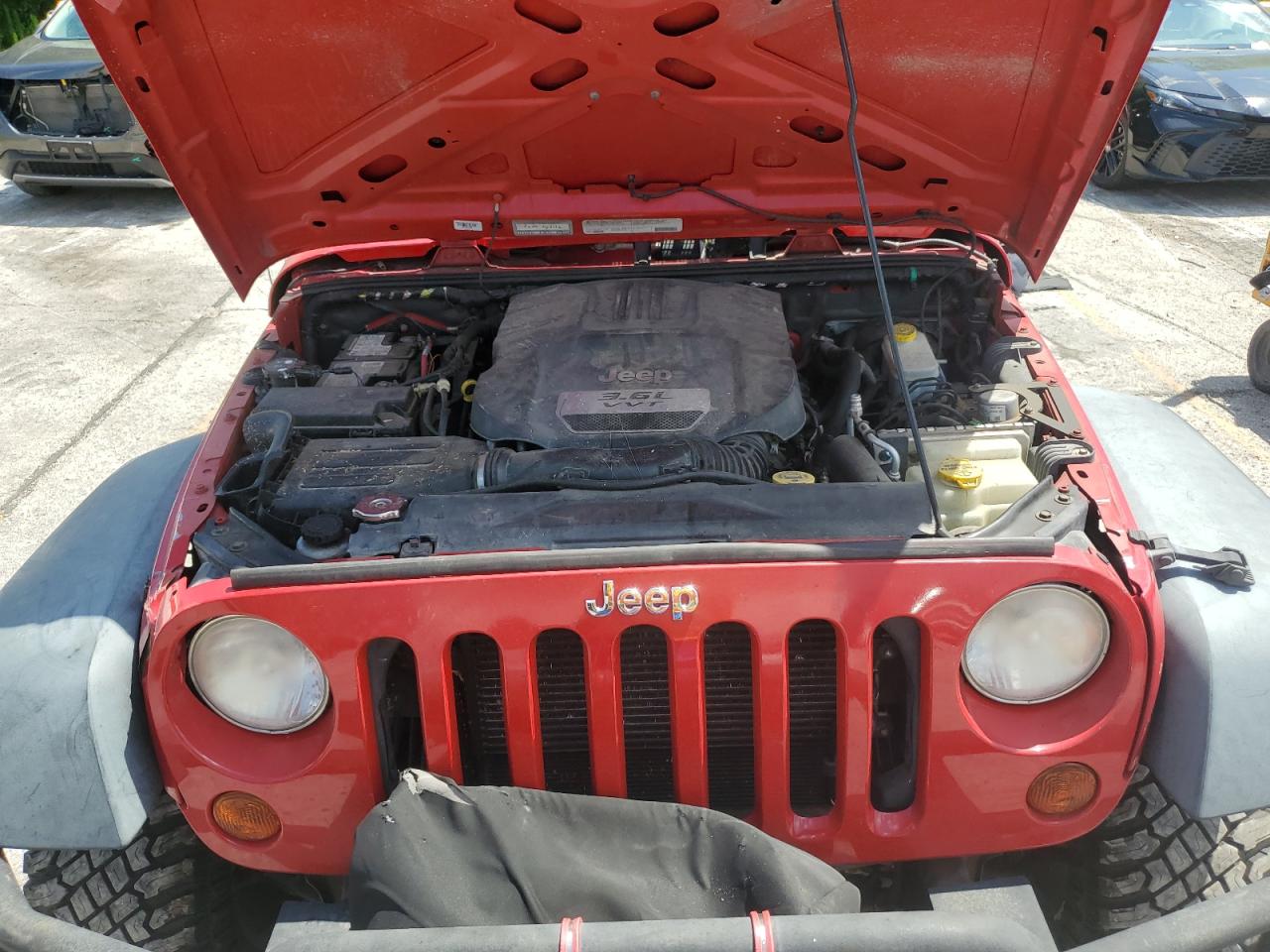 2012 Jeep Wrangler Unlimited Sport VIN: 1C4BJWDG1CL247630 Lot: 65814515