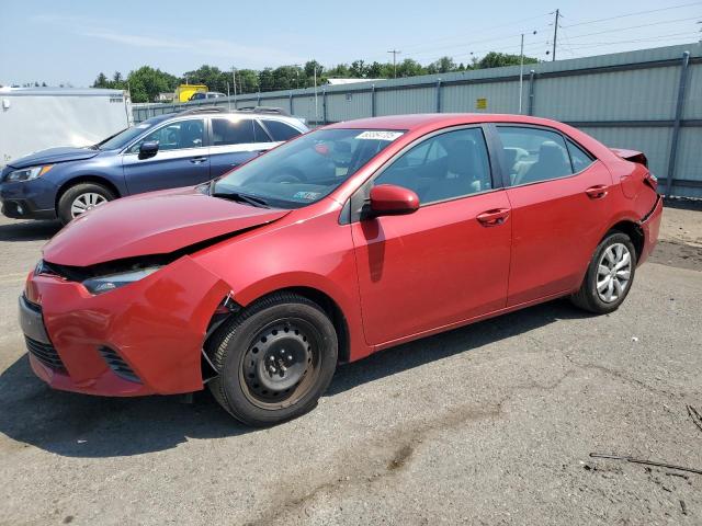 Sedans TOYOTA COROLLA 2016 Red
