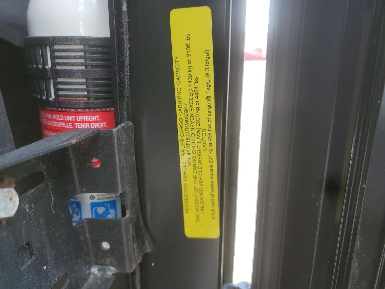 2019 Coleman Coleman VIN: 4YDT18027KM933977 Lot: 65876535