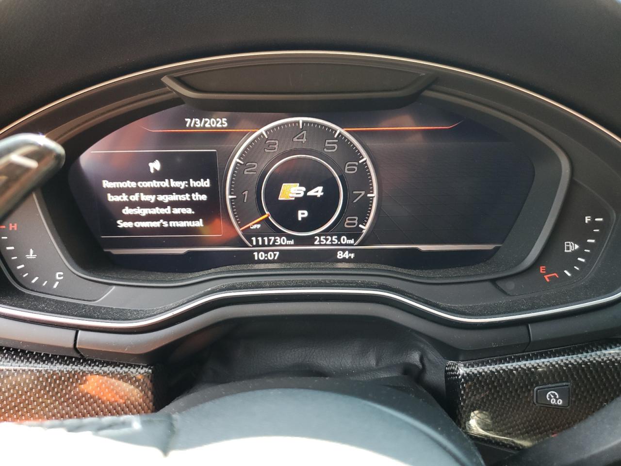 2018 Audi S4 Premium Plus VIN: WAUB4AF45JA097993 Lot: 62834355