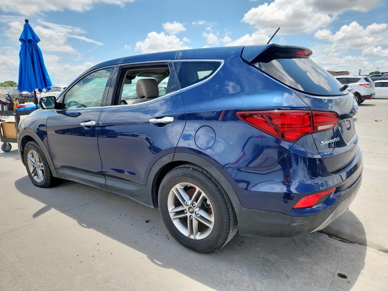  HYUNDAI SANTA FE 2018 Granatowy
