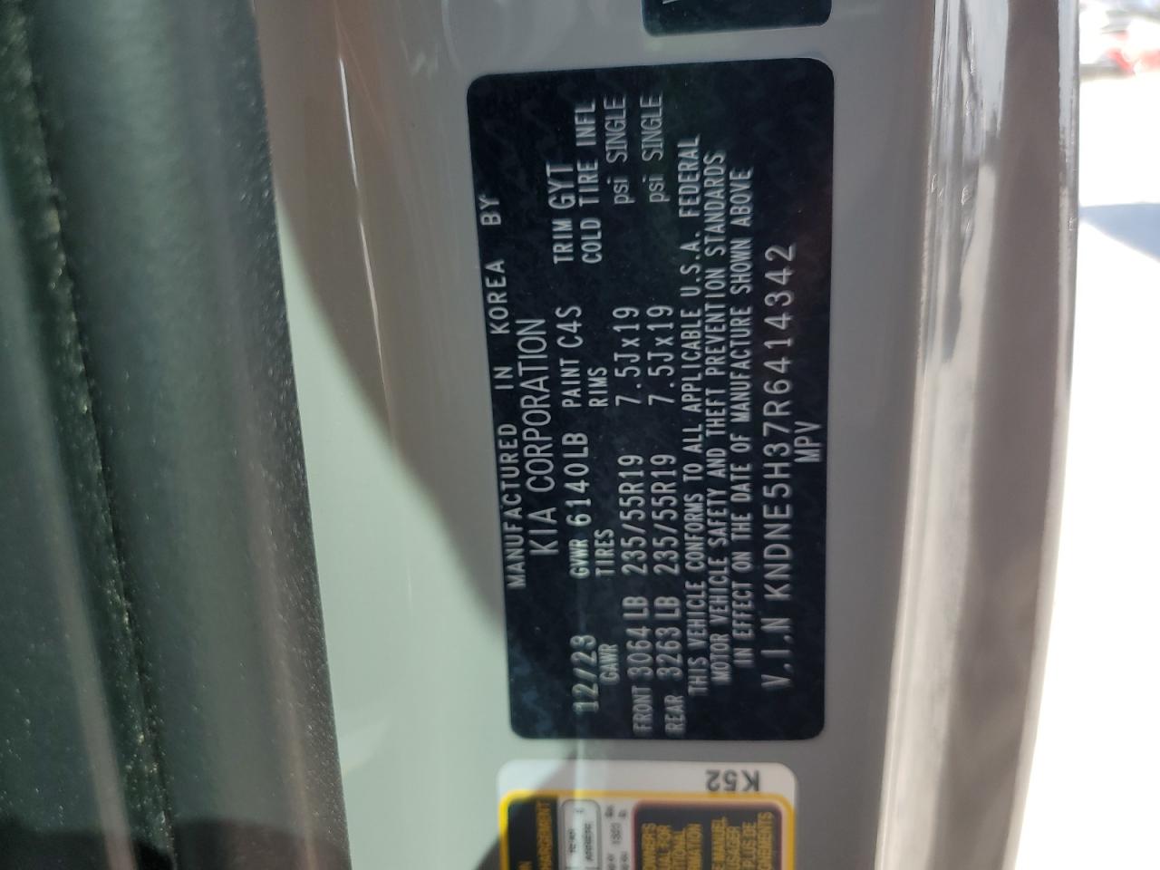 2024 Kia Carnival Sx VIN: KNDNE5H37R6414342 Lot: 64039405