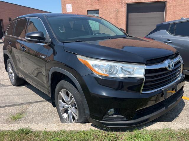 2016 TOYOTA HIGHLANDER HYBRID   for sale at Copart ON - TORONTO