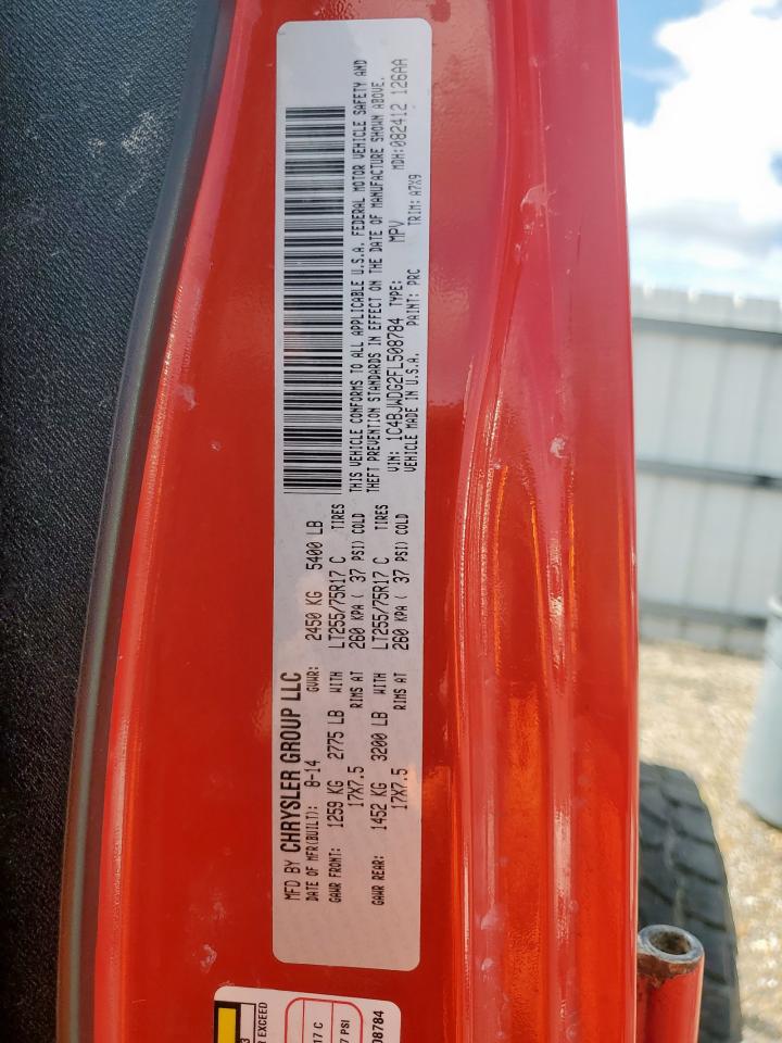 2015 Jeep Wrangler Unlimited Sport VIN: 1C4BJWDG2FL508784 Lot: 66728055