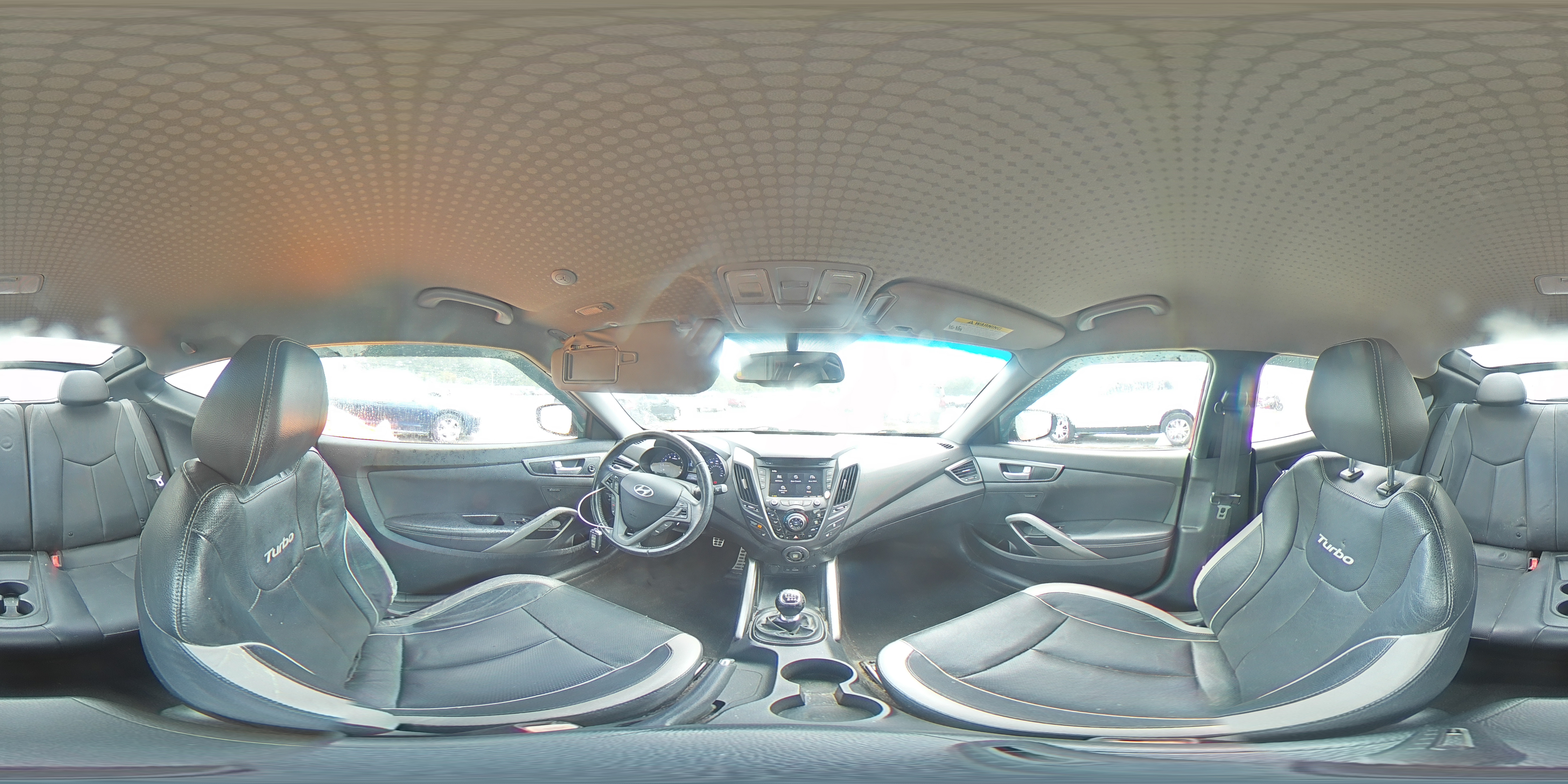 2013 Hyundai Veloster Turbo VIN: KMHTC6AE7DU153728 Lot: 63104435