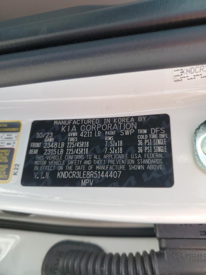 2024 Kia Niro Ex VIN: KNDCR3LE8R5144407 Lot: 62961145