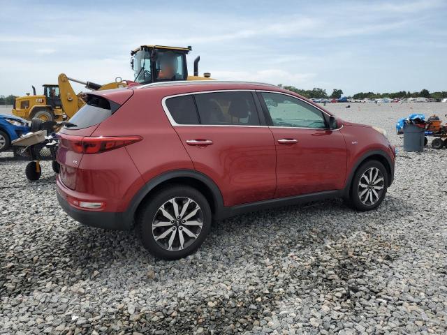  KIA SPORTAGE 2017 Красный