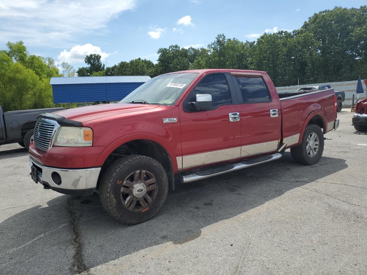 2007 Ford F150 Supercrew red other flexible 1FTPW14V37FB63127 photo #1