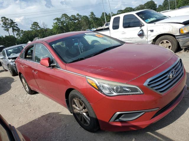  HYUNDAI SONATA 2017 Czerwony