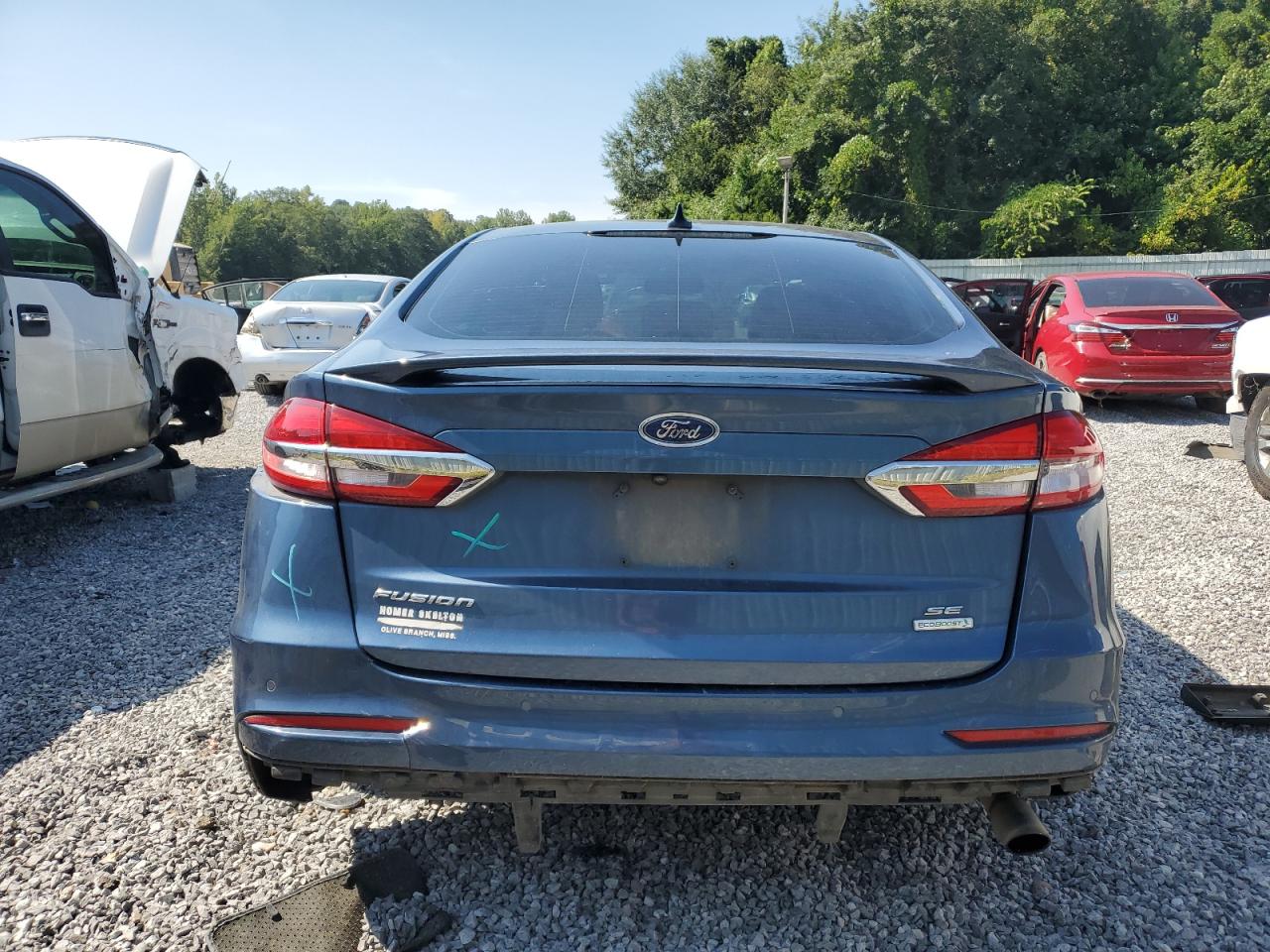 2019 Ford Fusion Se VIN: 3FA6P0HD2KR213540 Lot: 66120255