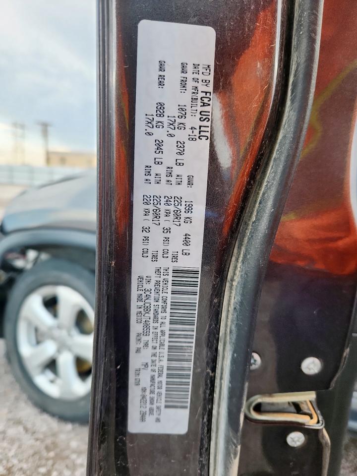 2018 Jeep Compass Latitude VIN: 3C4NJCBBXJT408559 Lot: 63116735