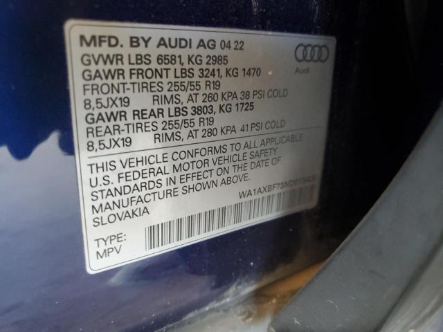 2022 AUDI Q7 PREMIUM  